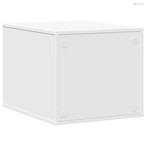 Fehér szerelt fa macskaalomdoboz 47 x 59 x 42 cm