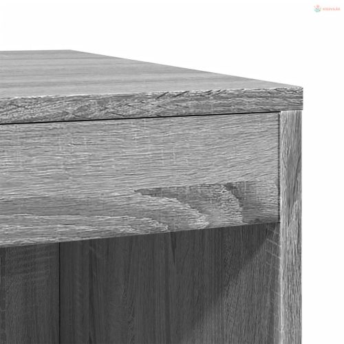 Szürke sonoma színű szerelt fa macskaalomdoboz 47 x 59 x 42 cm