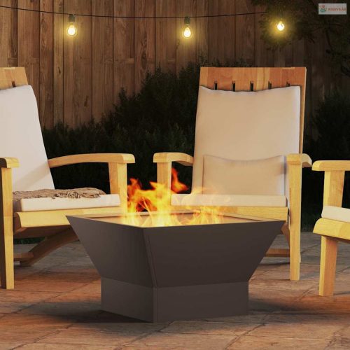 Tűzrakó Fekete 60 x 60 x 35 cm Acél