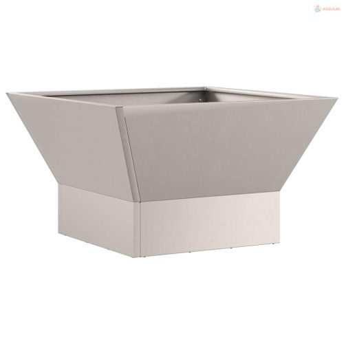 Tűzrakó Barna 60 x 60 x 35 cm Időjárásálló acél