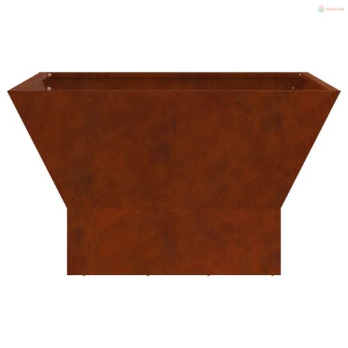 Tűzrakó Barna 60 x 60 x 35 cm Időjárásálló acél