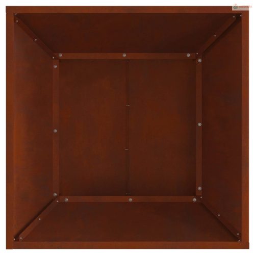 Tűzrakó Barna 60 x 60 x 35 cm Időjárásálló acél
