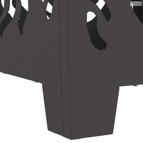 Tűzrakó Fekete 40 x 40 x 40 cm Acél