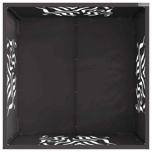 Tűzrakó Fekete 60 x 60 x 40 cm Acél