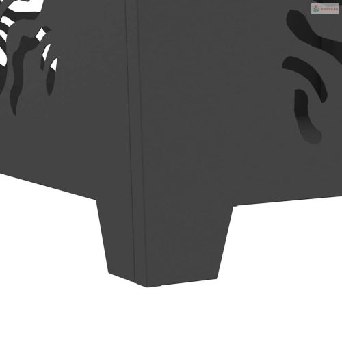 Tűzrakó Fekete 60 x 60 x 40 cm Acél