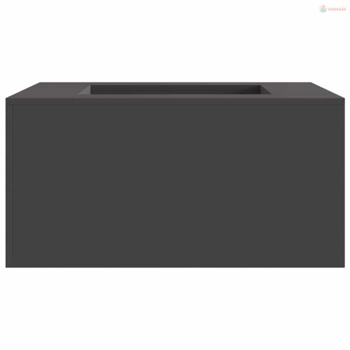 Tűzrakó Fekete 80 x 80 x 40 cm Acél