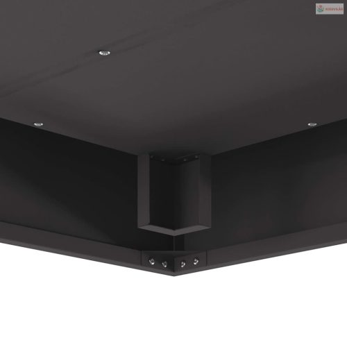 Tűzrakó Fekete 80 x 80 x 40 cm Acél