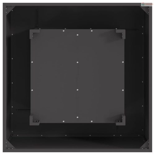 Tűzrakó Fekete 80 x 80 x 40 cm Acél