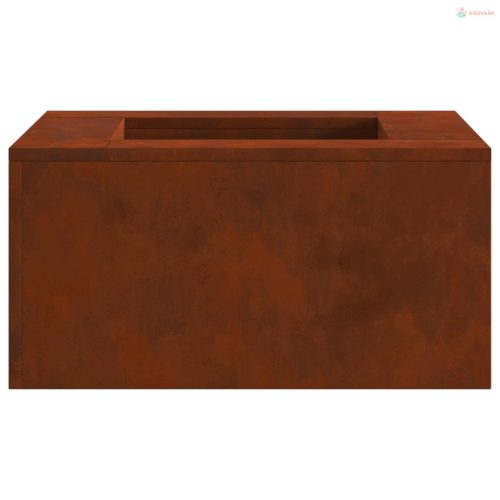 Tűzrakó Barna 80 x 80 x 40 cm Időjárásálló acél