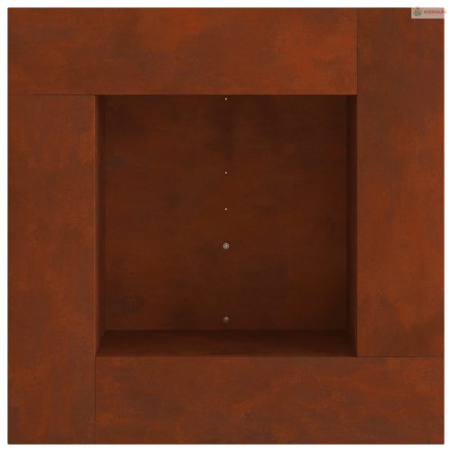 Tűzrakó Barna 80 x 80 x 40 cm Időjárásálló acél