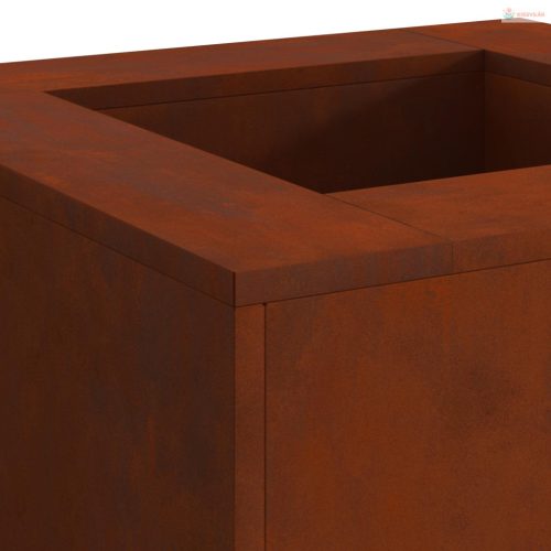 Tűzrakó Barna 80 x 80 x 40 cm Időjárásálló acél