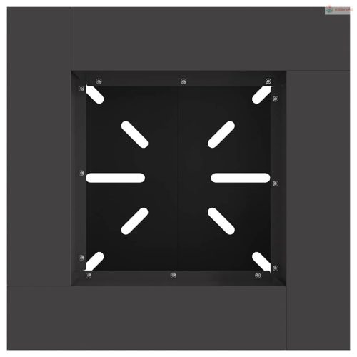 Tűzrakó Fekete 48 x 48 x 40 cm Acél