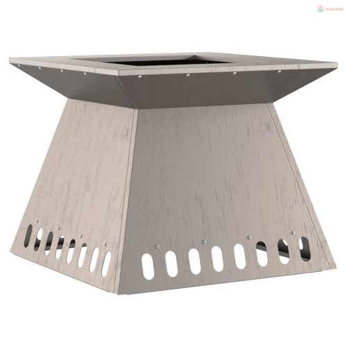 Tűzrakó Barna 48 x 48 x 40 cm Időjárásálló acél