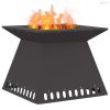 Tűzrakó Fekete 60 x 60 x 50 cm Acél