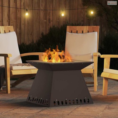 Tűzrakó Fekete 60 x 60 x 50 cm Acél