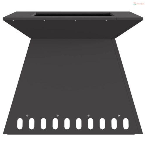 Tűzrakó Fekete 60 x 60 x 50 cm Acél