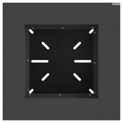 Tűzrakó Fekete 60 x 60 x 50 cm Acél