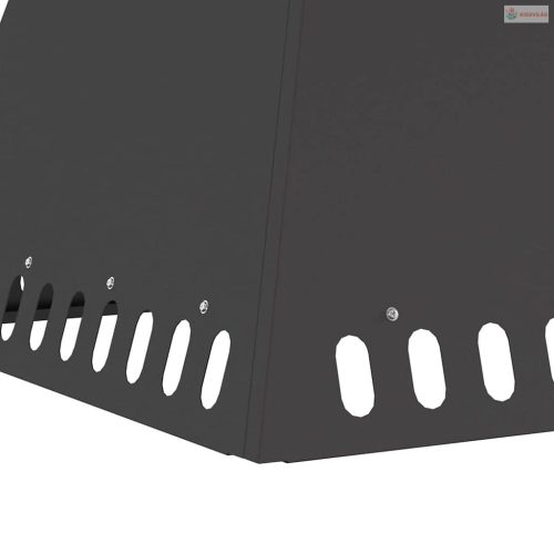 Tűzrakó Fekete 60 x 60 x 50 cm Acél