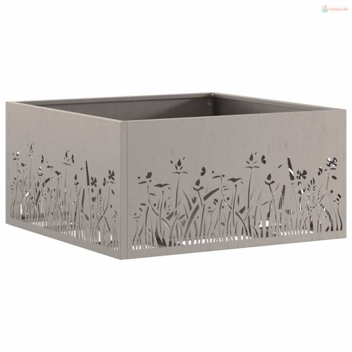 Tűzrakó Barna 60 x 60 x 30 cm Időjárásálló acél