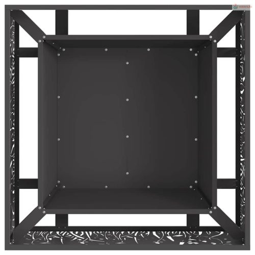 Tűzrakó Fekete 80 x 80 x 30 cm Acél