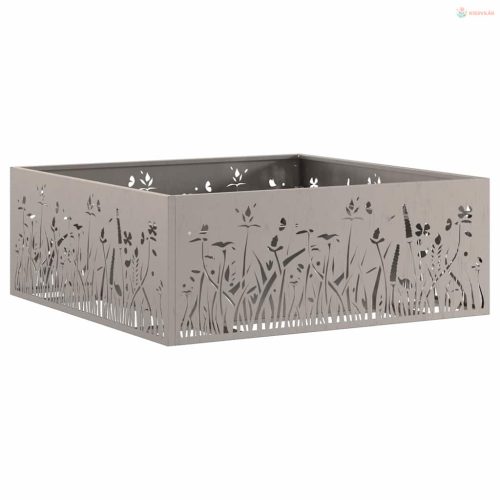 Tűzrakó Barna 80 x 80 x 30 cm Időjárásálló acél