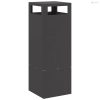 Tűzrakó Fekete 35 x 35 x 100 cm Acél