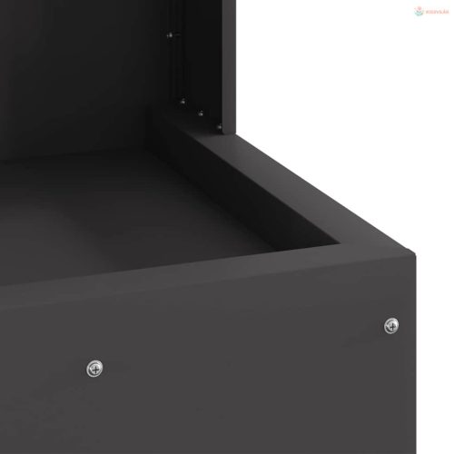 Tűzrakó Fekete 35 x 35 x 100 cm Acél