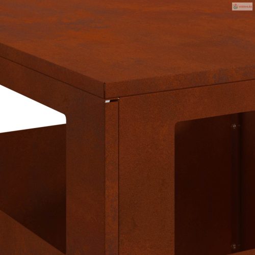 Tűzrakó Barna 35 x 35 x 100 cm Időjárásálló acél