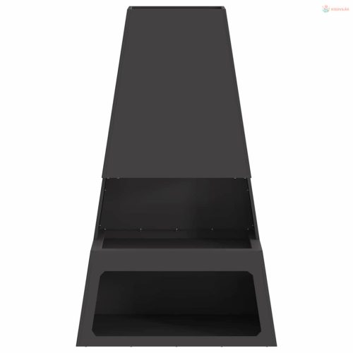 Tűzrakó Fekete 60 x 35 x 100 cm Acél