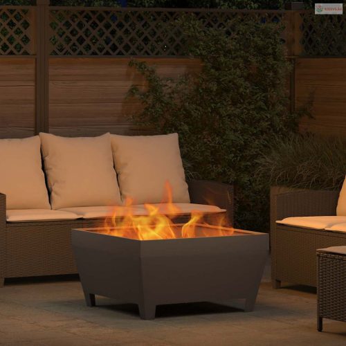 Tűzrakó Fekete 80 x 80 x 43 cm Acél