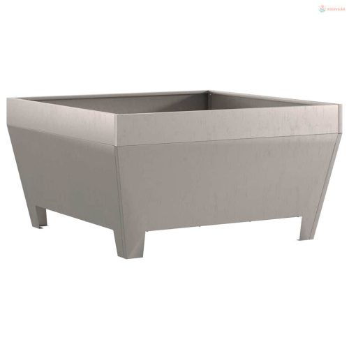 Tűzrakó Barna 80 x 80 x 43 cm Időjárásálló acél