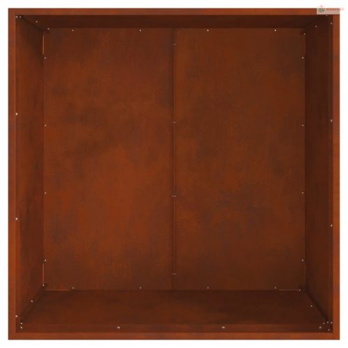 Tűzrakó Barna 80 x 80 x 43 cm Időjárásálló acél