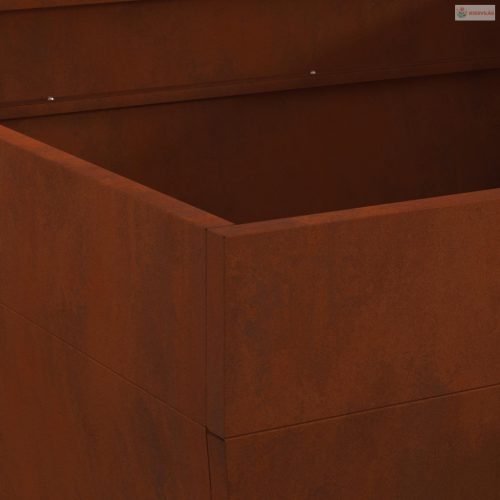 Tűzrakó Barna 80 x 80 x 43 cm Időjárásálló acél