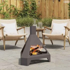 Tűzrakó Fekete 50 x 43 x 52 cm Acél