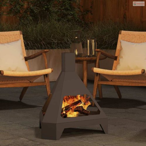 Tűzrakó Fekete 50 x 43 x 52 cm Acél