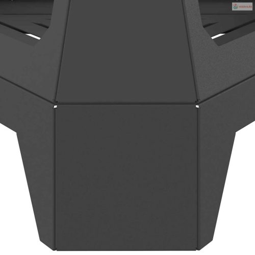 Tűzrakó Fekete 50 x 43 x 52 cm Acél