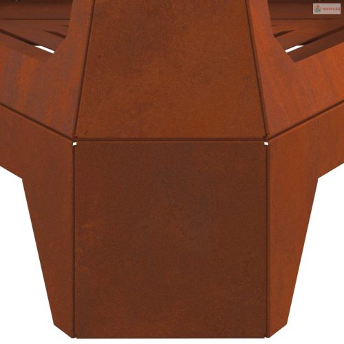 Tűzrakó Barna 50 x 43 x 52 cm Időjárásálló acél