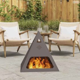 Tűzrakó Fekete 50 x 50 x 51 cm Acél