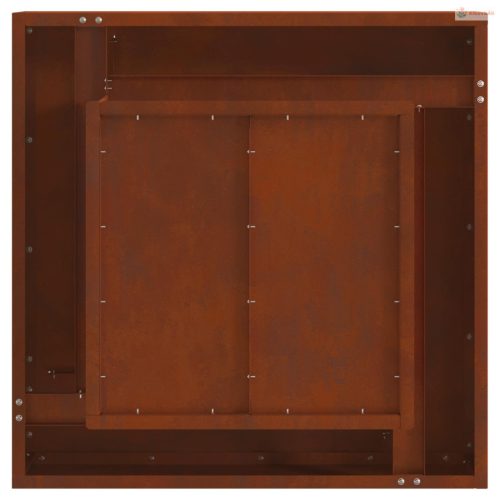 Tűzrakó Barna 60 x 60 x 30 cm Időjárásálló acél