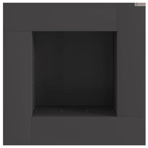 Tűzrakó Fekete 80 x 80 x 40 cm Acél