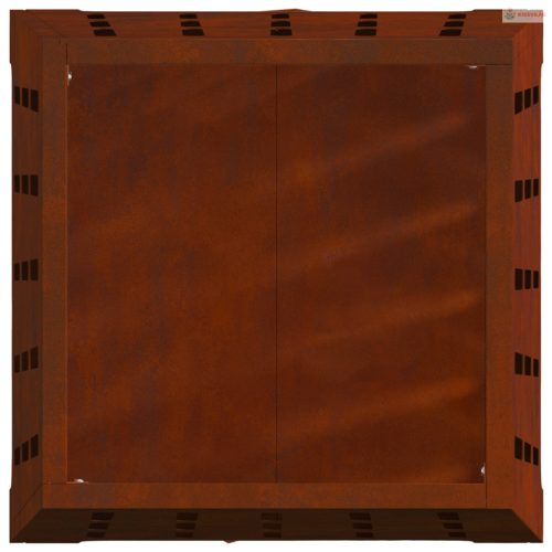 Tűzrakó Barna 50 x 50 x 70 cm Időjárásálló acél