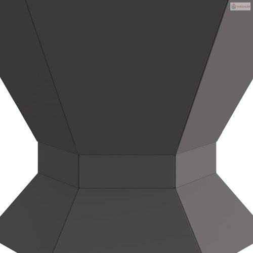 Tűzrakó Fekete 50 x 50 x 40 cm Acél