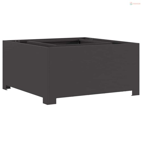 Tűzrakó Fekete 80 x 80 x 40 cm Acél