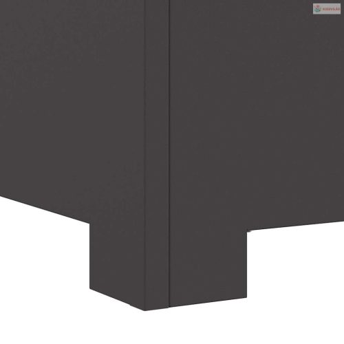 Tűzrakó Fekete 80 x 80 x 40 cm Acél