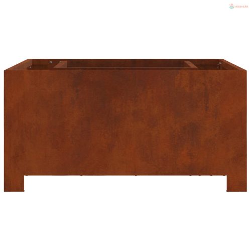 Tűzrakó Barna 80 x 80 x 40 cm Időjárásálló acél