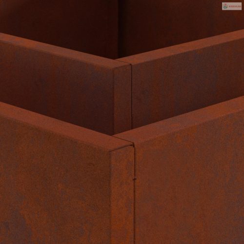 Tűzrakó Barna 80 x 80 x 40 cm Időjárásálló acél