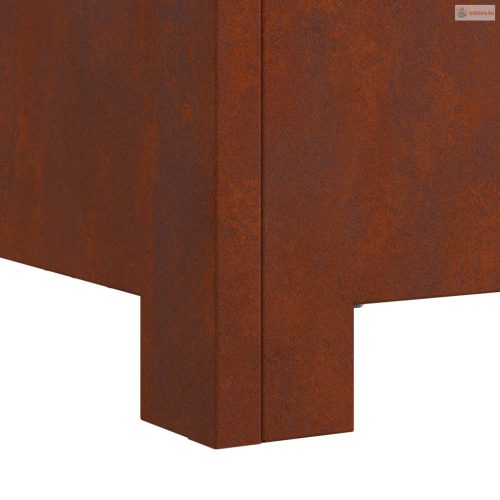 Tűzrakó Barna 80 x 80 x 40 cm Időjárásálló acél