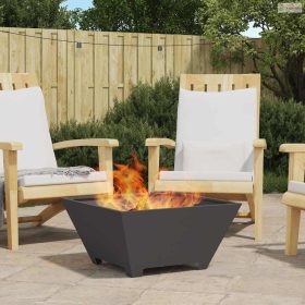 Tűzrakó Fekete 60 x 60 x 30 cm Acél