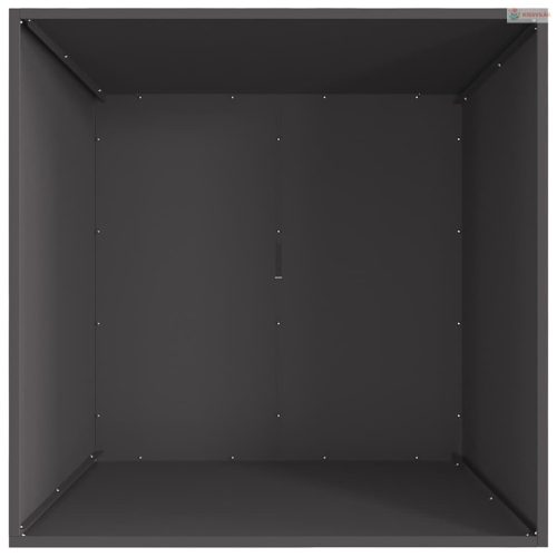 Tűzrakó Fekete 80 x 80 x 40 cm Acél