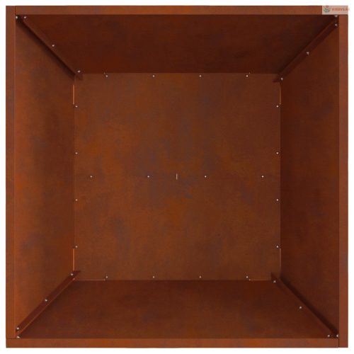 Tűzrakó Barna 80 x 80 x 40 cm Időjárásálló acél